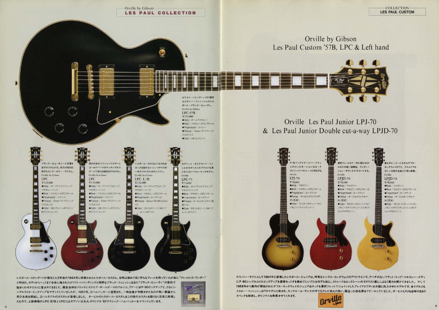 Catalogue Orville by Gibson 1993 – page 05